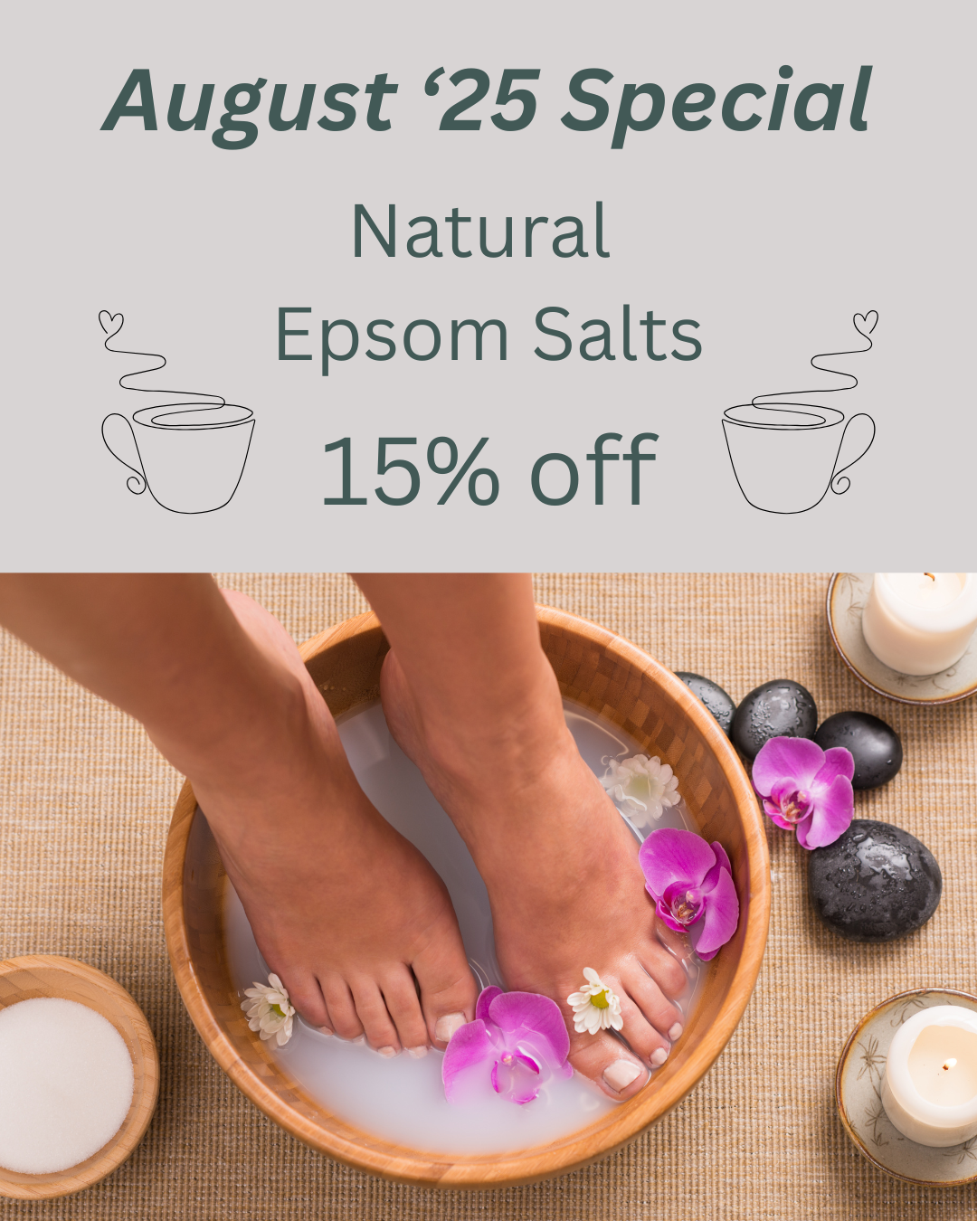 Feet First: The Benefits of an Epsom Salt Foot Soak for Relaxation and Detox