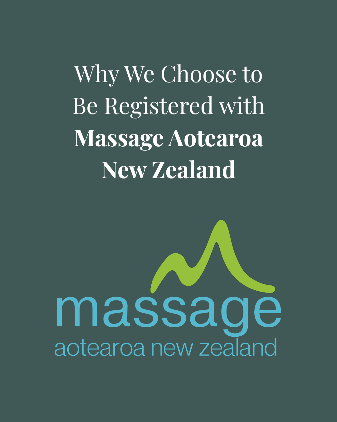 Why We Choose to Be Registered with Massage Aotearoa New Zealand