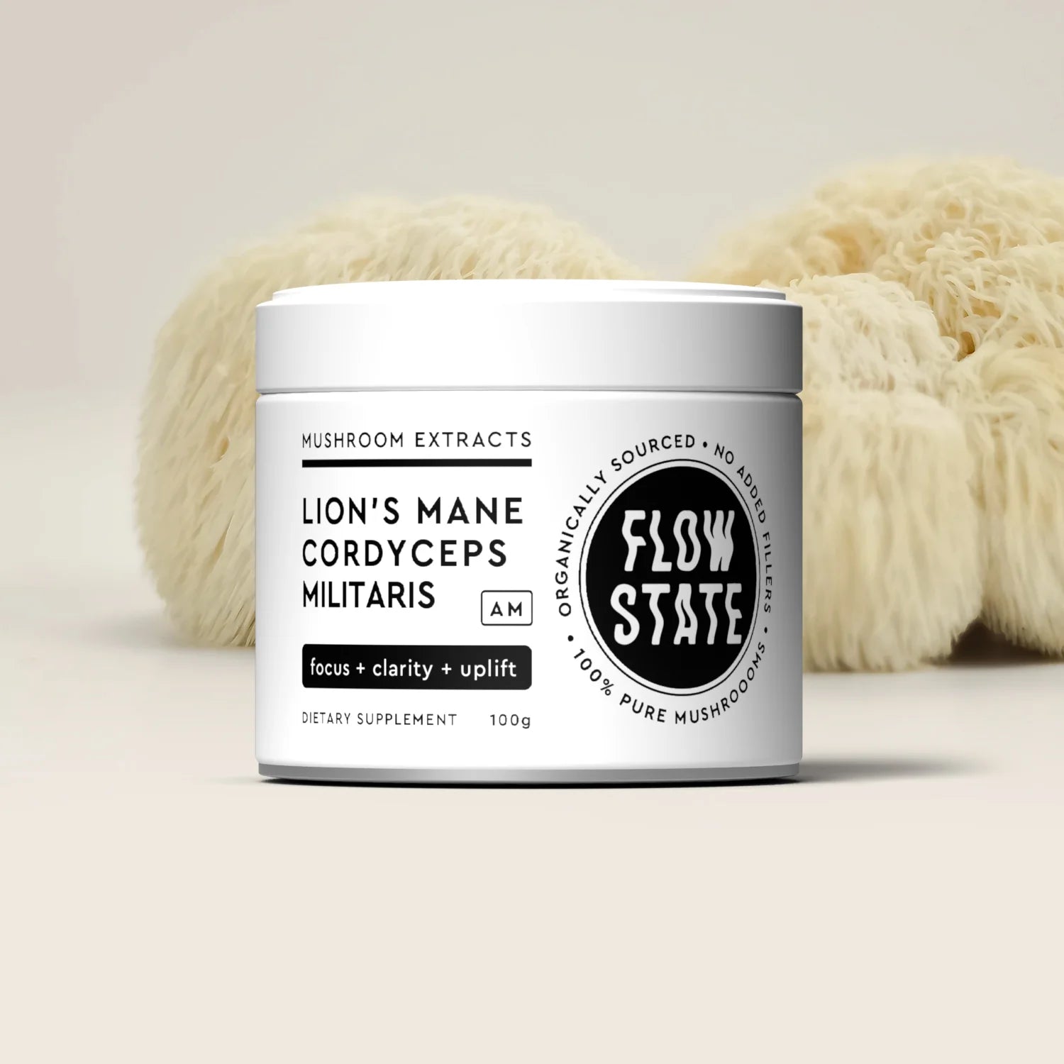 FLOW STATE: A.M. MUSHROOM BLEND: 100 GRAMS