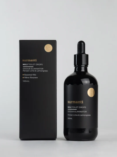 Surmanti No. 2 Drops  Persian Lime & Lemongrass Odour Eliminator