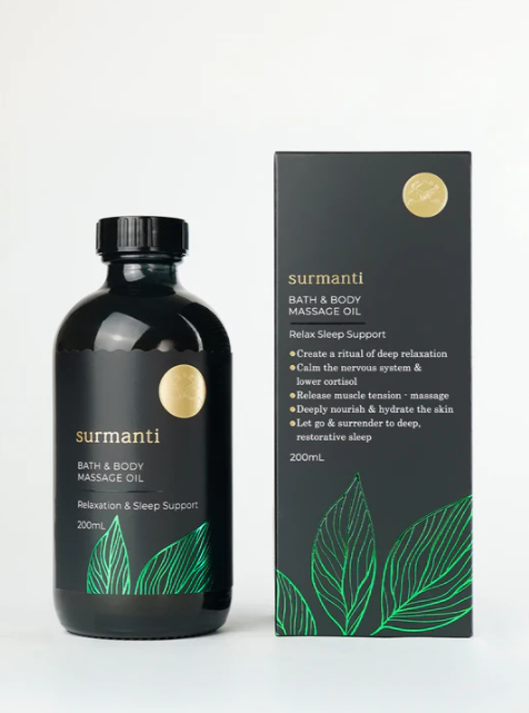 Surmanti Relaxation & Sleep Support Bath & Body Massage Oil 200mL
