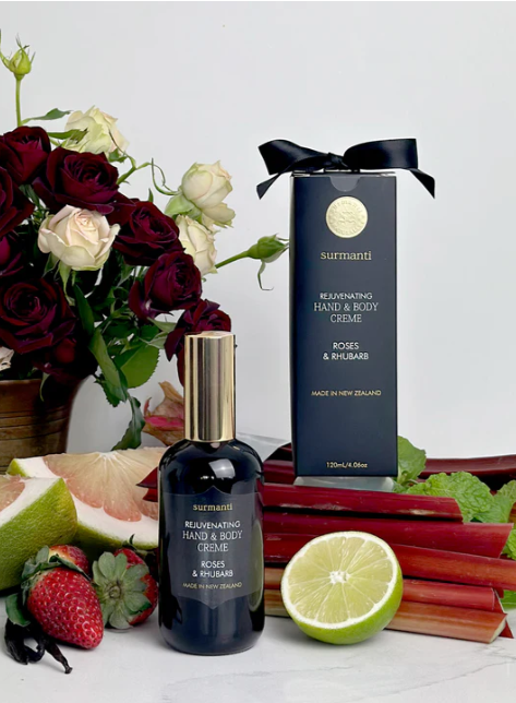 Surmanti Roses & Rhubarb Hand & Body Creme